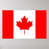 Poster met de vlag van Canada (Voorkant)