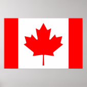 Poster met de vlag van Canada (Voorkant)