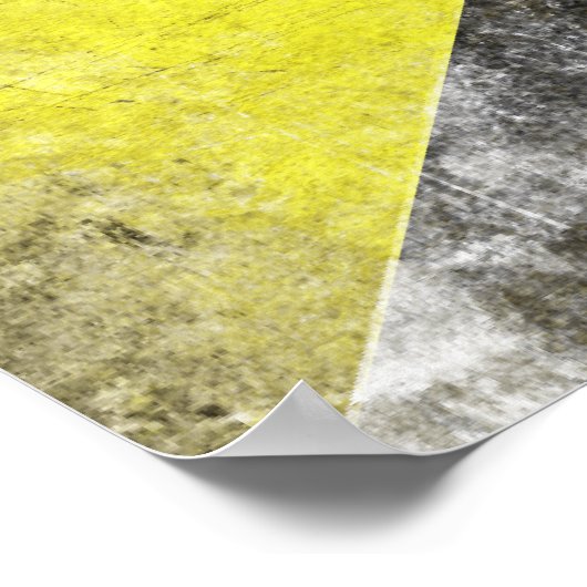 Poster met de vlag van Cool Anarcho-Capitalist (Hoek)