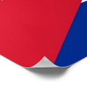 Poster met de vlag van Cuba (Hoek)