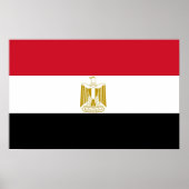 Poster met de vlag van Egypte (Voorkant)