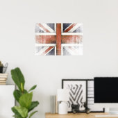 Poster met de vlag van Groot-Brittannië (Thuiskantoor)