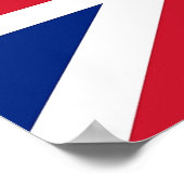 Poster met de vlag van het Verenigd Koninkrijk (Hoek)