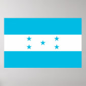 Poster met de vlag van Honduras (Voorkant)