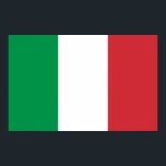Poster met de vlag van Italië<br><div class="desc">Een prachtig groot poster met vlag van Italië. Dit product is aanpasbaar.</div>
