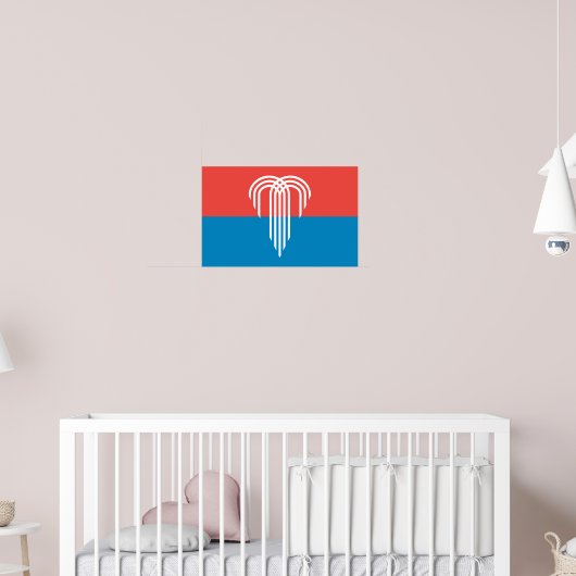 Poster met de vlag van Kansas City, Missouri (Kinderkamer 2)