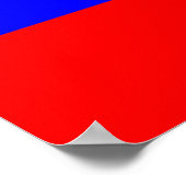 Poster met de vlag van Rusland (Hoek)