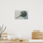 Poster met degenkrab (Keuken)