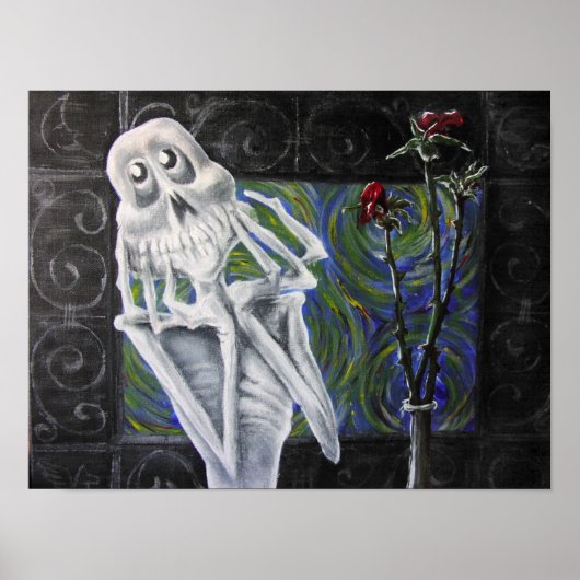 Poster met drie kleine woorden (Voorkant)