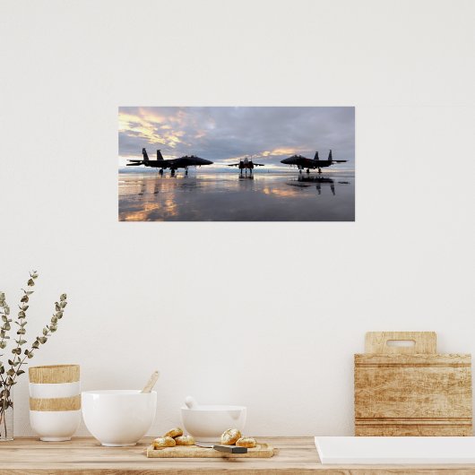 Poster met driedubbele schroefstaar (Keuken)