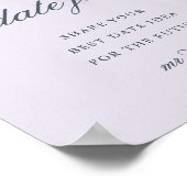 Poster met droomdatum (Hoek)