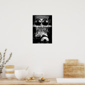 Poster met drukmotor (Keuken)