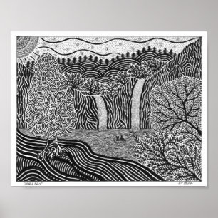 Poster met dubbele Herfst