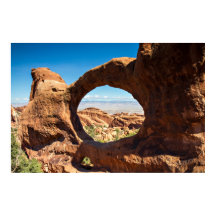 Poster met dubbele o-Arch