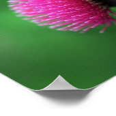 Poster met dunne bloem (Hoek)