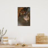 Poster met Edgar Degas schilderen (Keuken)