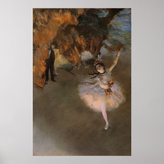 Poster met Edgar Degas schilderen (Voorkant)