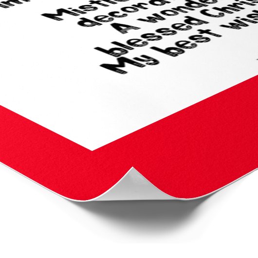 Poster met een mooi sentimenteel gedicht (Hoek)