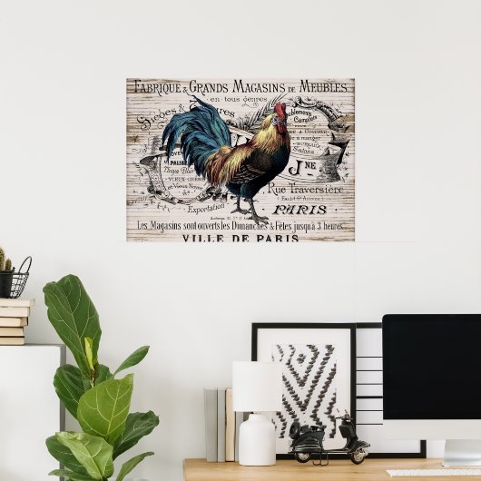  poster met een oeverbeugel (Thuiskantoor)