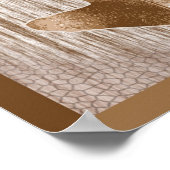 Poster met eikegel (Hoek)