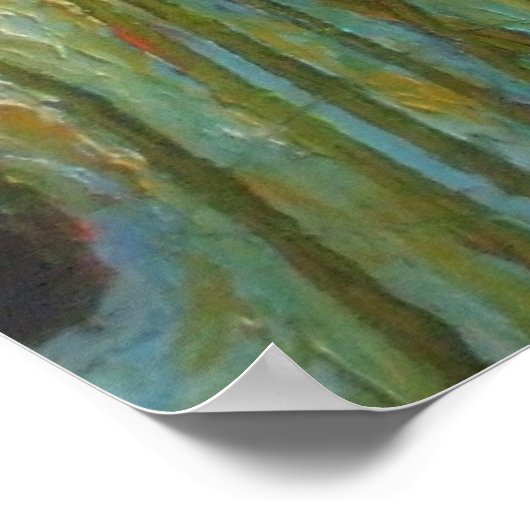 Poster met fijne kunst van de rode papaver van Par (Hoek)