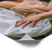 Poster met fotocollage van beste vrienden (Hoek)