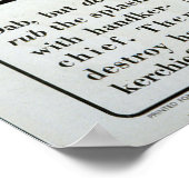 Poster met gasaanval, WWII (Hoek)