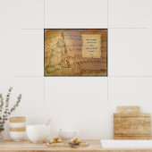 Poster met gedicht Rumi (Keuken)