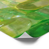 poster met gele roos (Hoek)