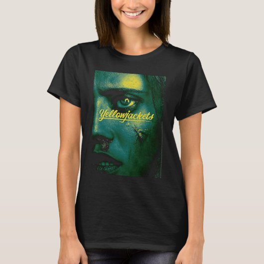 Poster met gele vesten t-shirt (Voorkant)