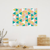Poster met geordende driehoek (Keuken)
