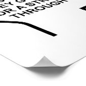 Poster met gestreden gedachten (Hoek)