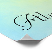 Poster met gestrooid hart (Hoek)