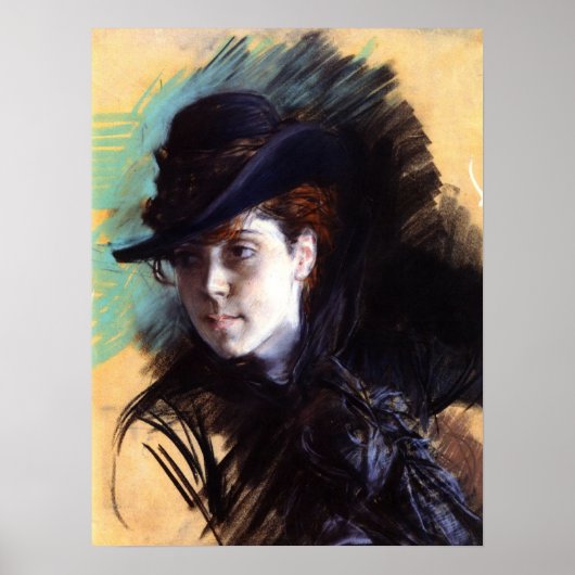 Poster met Giovanni Boldini Schilting (Voorkant)