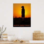 Poster met goudglanzen (Keuken)