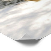 poster met grijze onderzeese sneeuw (Hoek)