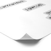 Poster met groeimindset, Sieraad voor het klasloka (Hoek)