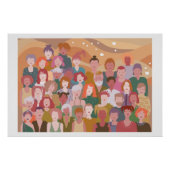 poster met groep mensen (Voorkant)