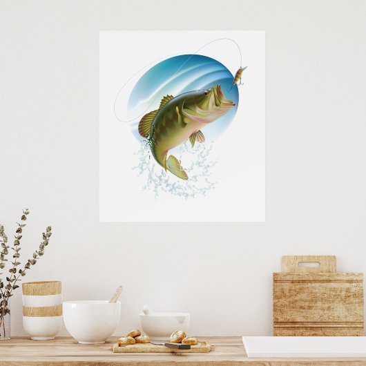 Poster met grote mond (Keuken)