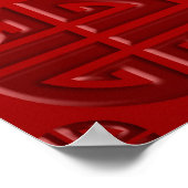 Poster met Happy Birthday-teken voor Chinese leven (Hoek)