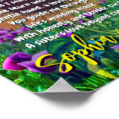 Poster met hartverwant zusje-gedicht (Een speciaal (Hoek)