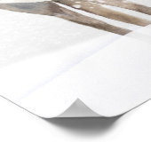 Poster met hert en eekhoorn (Hoek)