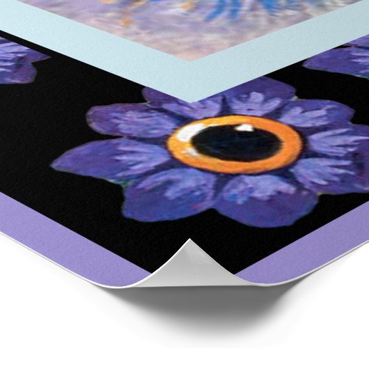  Poster met hoes (Hoek)