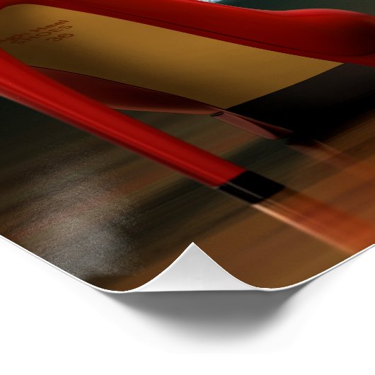 Poster met hoge hiel (Hoek)