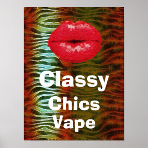 Poster met hoogwaardige tapekassy Chics