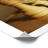 Poster met houten kaasset (Hoek)