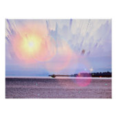 Poster met indrukwekkend zeeen uitzicht (Voorkant)