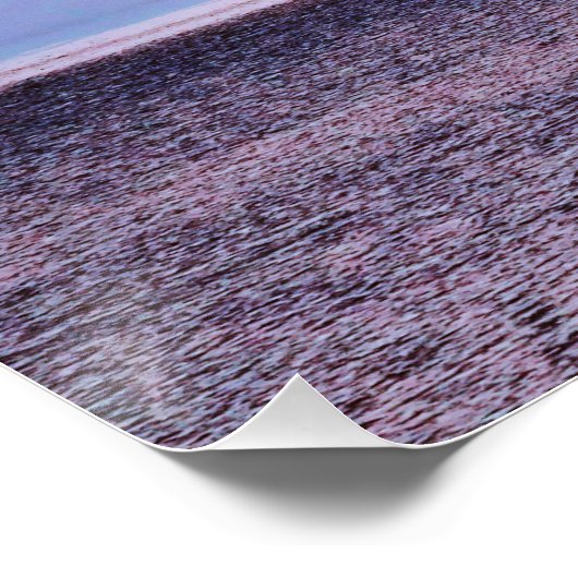 Poster met indrukwekkend zeeen uitzicht (Hoek)