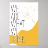 Poster met Inspirerend Bericht (Voorkant)