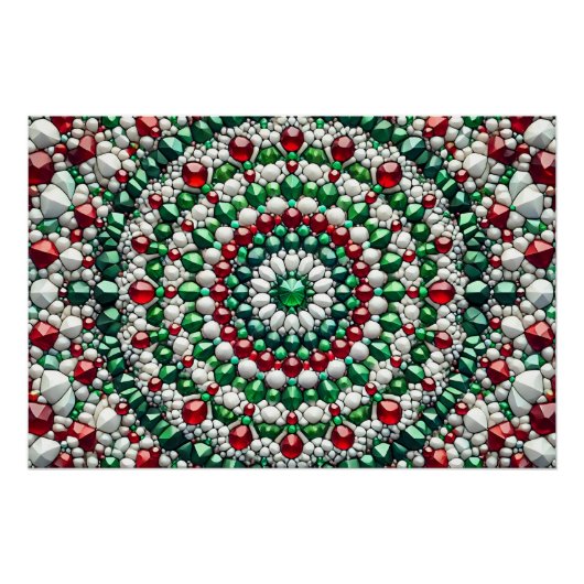 Poster met Italiaanse kleuren Design (Voorkant)